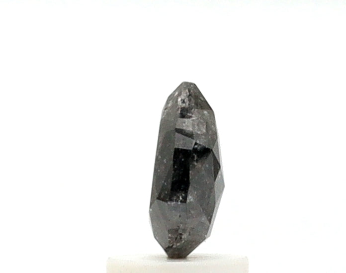 1.09 Ct Pear Shape Salt and Pepper Diamond