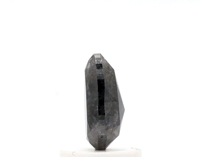 0.85 ct Pear Shape Salt and Pepper Diamond