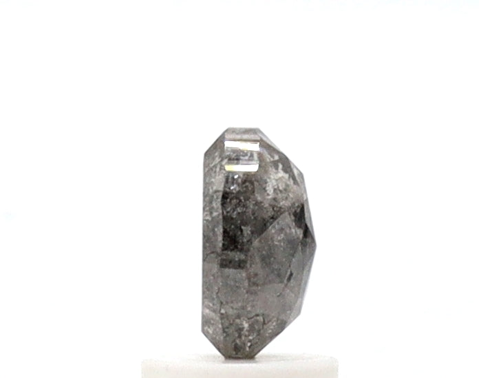 1.17ct Oval Cut Salt and Pepper Diamond