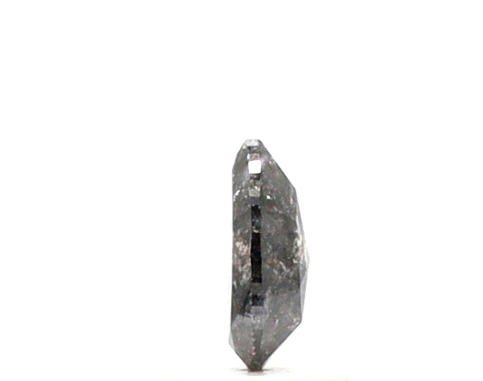 0.50 Ct Pear Cut Salt and Pepper Diamond