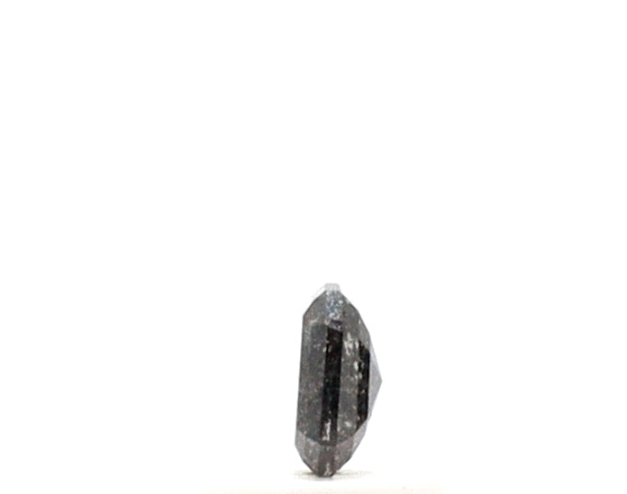 0.50 Carat Radiant Cut Salt And Pepper Diamond