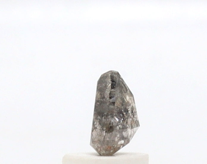 0.75 Ct Pear Cut Salt and Pepper Diamond