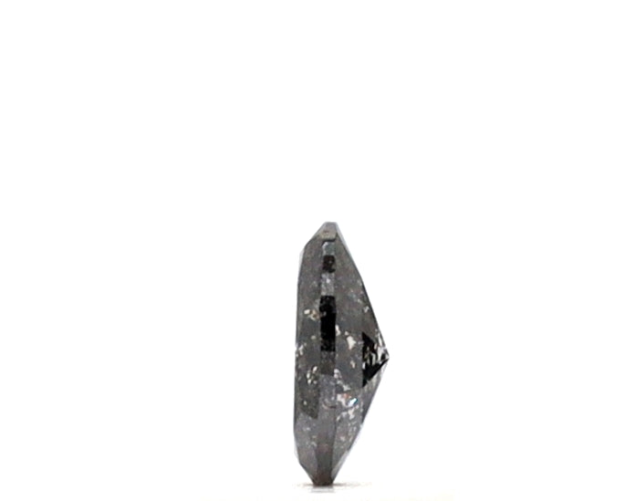 0.50 Ct Oval Cut Salt and Pepper Diamond