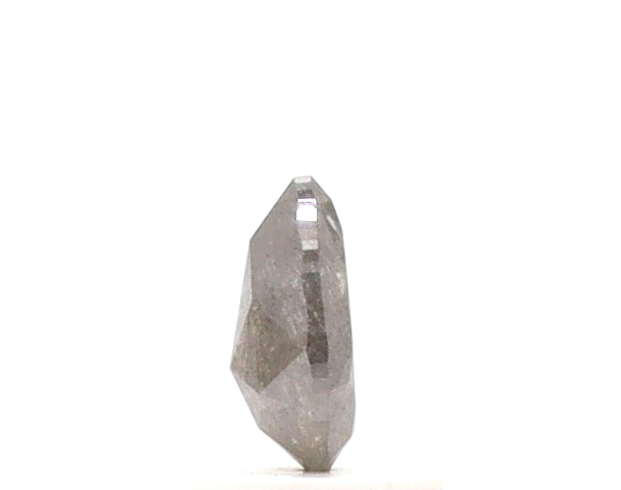 0.80 Carat Pear Shape Salt and Pepper Diamond