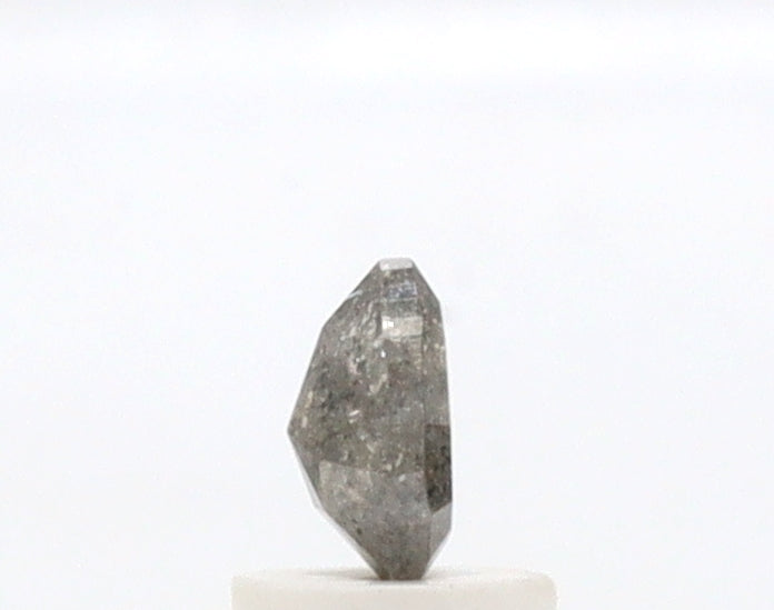 0.70 Ct Pear Shape Salt and Pepper Diamond