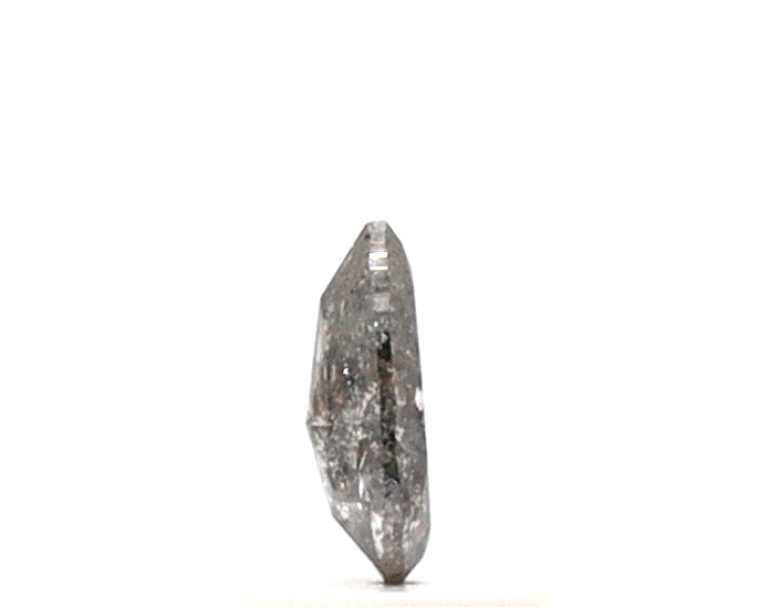 0.50 Ct Pear Shape Salt and Pepper Diamond