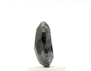 1.09 Ct Pear Shape Salt and Pepper Diamond