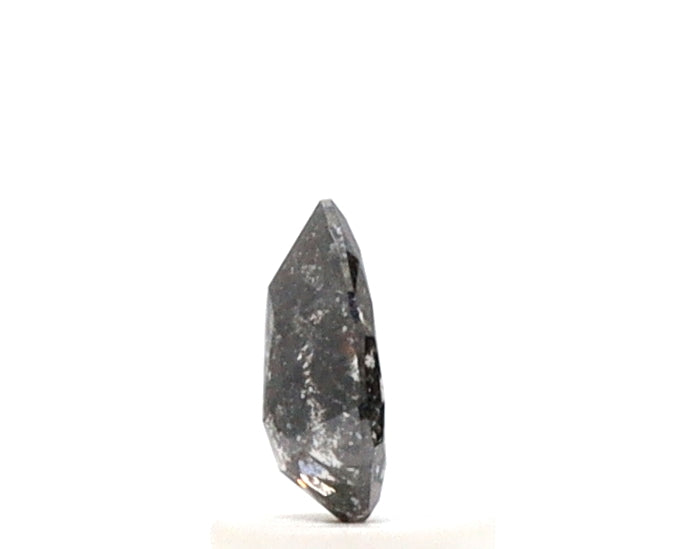 0.50 Ct Pear Cut Salt and Pepper Diamond
