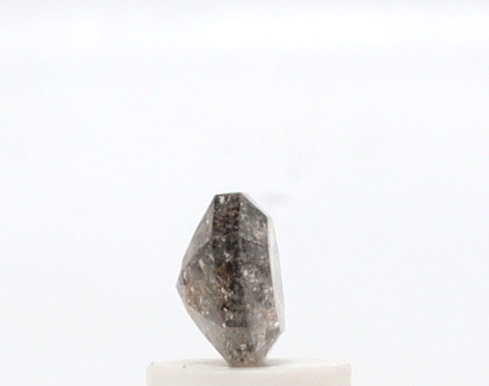 0.75 Ct Asscher Cut Salt and Pepper Diamond