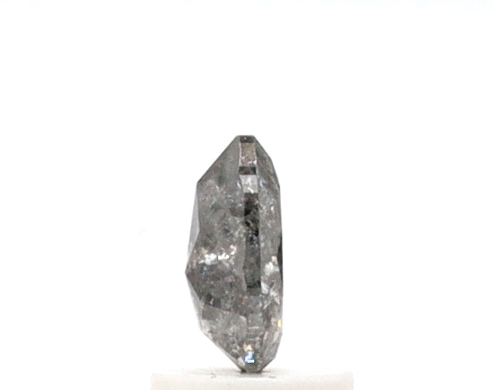 0.80 Ct Pear Shape Salt and Pepper Diamond