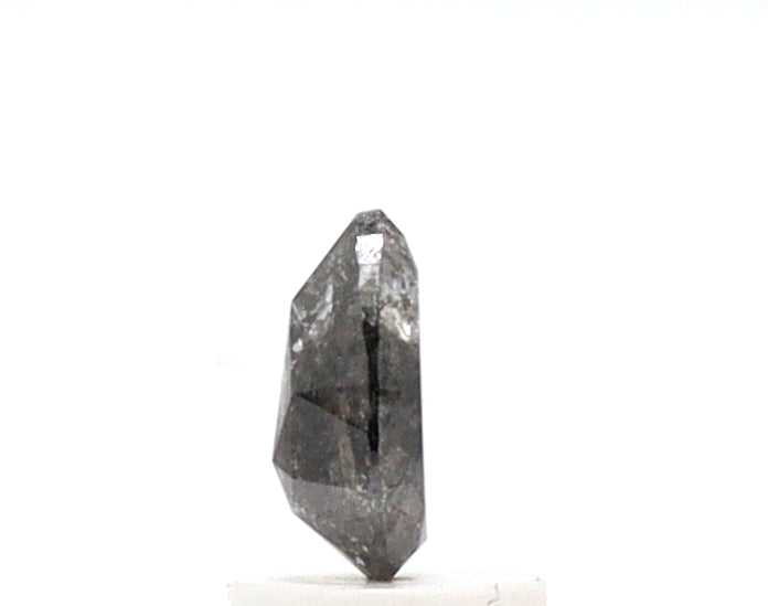 0.80 Ct Pear Shape Salt and Pepper Diamond