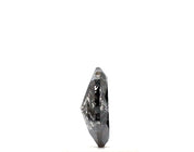 0.50 Ct Oval Cut Salt and Pepper Diamond