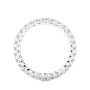 1.20 Ct Round Cut Prong Setting Diamond Wedding Band Eternity Wedding Rings