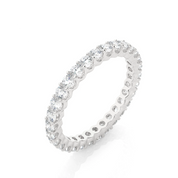 1.20 Ct Round Cut Prong Setting Diamond Wedding Band Eternity Wedding Rings