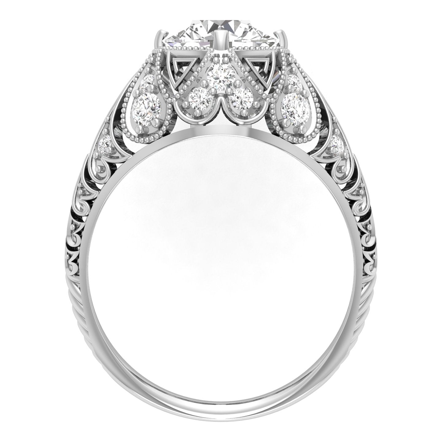 2 Carat Old European Cut Diamond Vintage Rings Vintage Engagement Rings