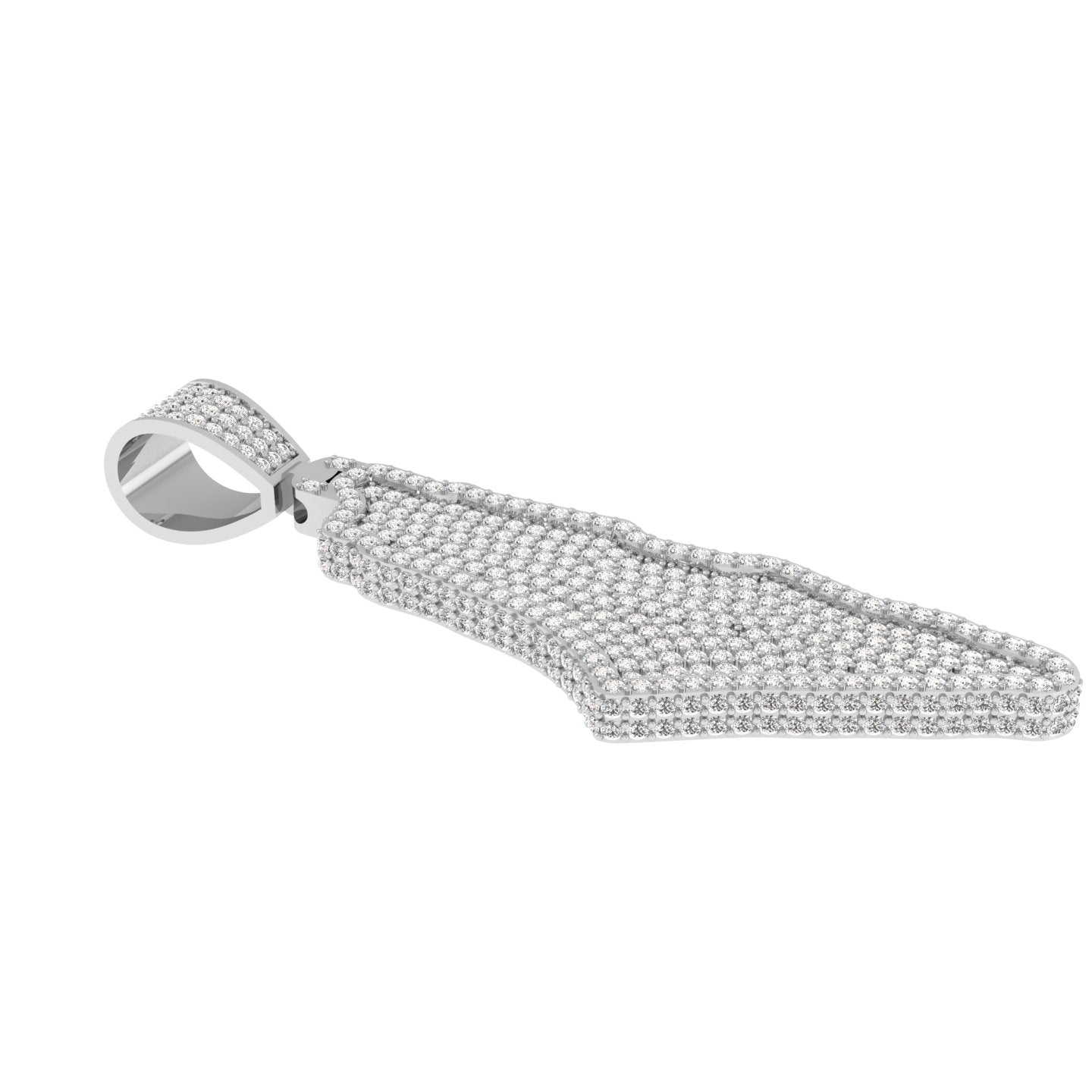 4 Ct Diamonds Lab Grown Pendant Palastine in 925 Sterling Silver