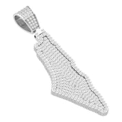 4 Ct Diamonds Lab Grown Pendant Palastine in 925 Sterling Silver