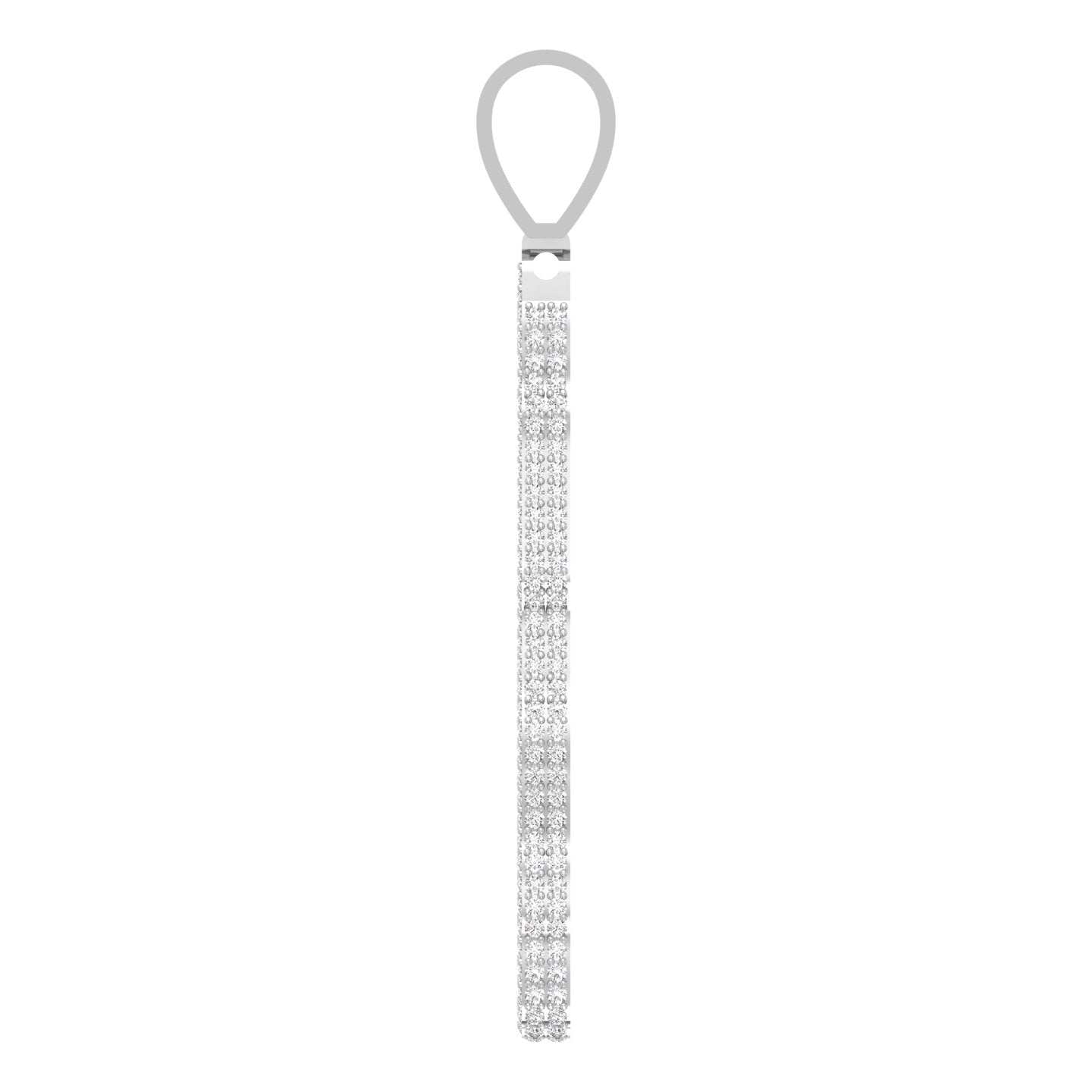 4 Ct Diamonds Lab Grown Pendant Palastine in 925 Sterling Silver