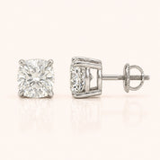 0.50 CT to 5 CT Cushion Cut Diamond Earrings