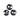 4.00 MM To 5.00 MM Rose Cut Black Diamonds Lot