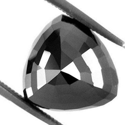 1 Carat Trillion Cut Loose Black Diamond