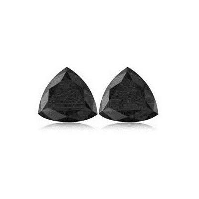 1 Carat Trillion Cut Loose Black Diamond