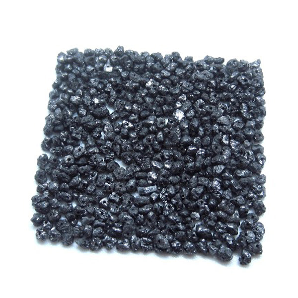 Natural 3 Carat Black Uncut Diamond Beads