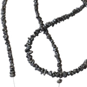 16 Inch Natural Raw Black Diamond Beads Strand