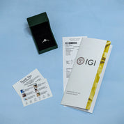 1 Ct Round Split Shank Lab Diamond Ring
