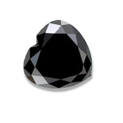 1 To 5 Ct Heart Shape Loose Black Diamonds