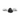 0.10 Ct Round Cut Heart Shaped Pave Set Black Diamond Ring