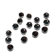 1 Carat Calibrated Loose Black Diamonds Lot