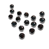 1 Carat Round Cut Natural Black Diamond Lot