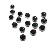1 Carat Round Cut Diamond Natural Black Diamonds Lot