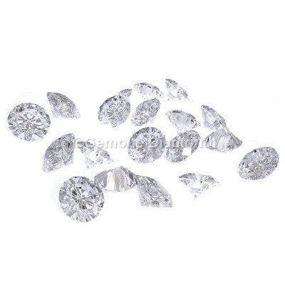 H Color Round Brilliant Cut Diamonds Lot