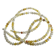 24 Inch Natural Multi Color Diamond Beads Necklace