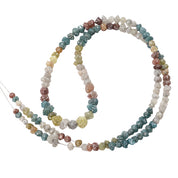 7 Inch Mixed Color Raw Diamond Beads