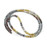 16 Inch Mixed Color Diamond Beads Necklace