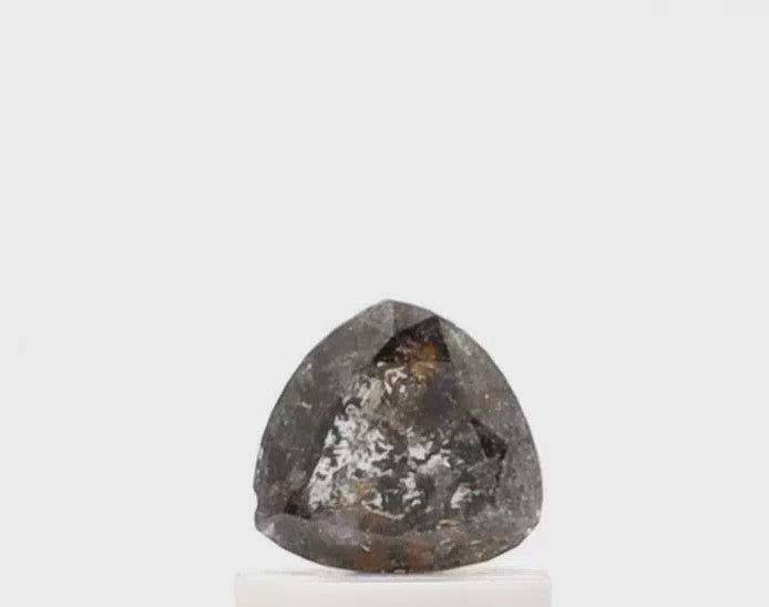 0.50 Ct Trillion Cut Salt and Pepper Diamond