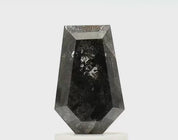 1.66ct Coffin Shape Salt and Pepper Diamond