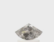 0.66 Carat Geometric Shape Salt and Pepper Diamond