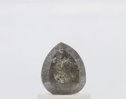 0.70 Ct Pear Shape Salt and Pepper Diamond