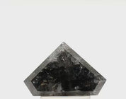 1.27 Ct Shield Shape Salt and Pepper Diamond