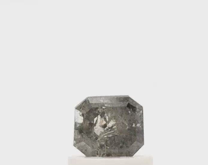 0.50 ct Radiant Salt and Pepper Diamond