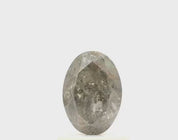 1.037 Ct Oval Cut Salt and Pepper Diamond
