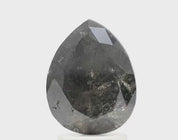 2.32 Ct Pear Shape Salt and Pepper Diamond