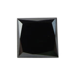 3 Ct Princess Shape Real Loose Black Diamond For Sale