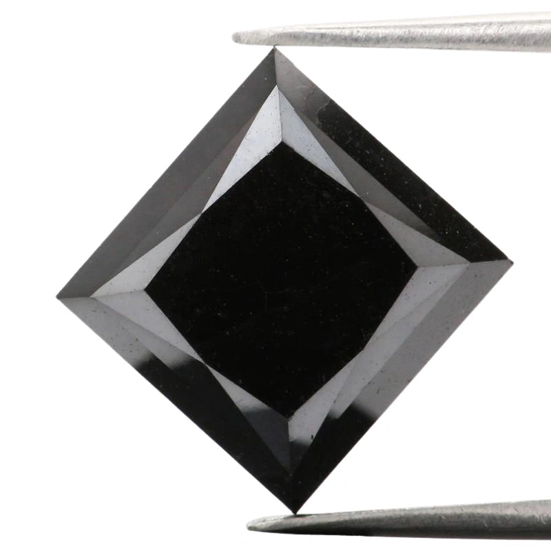 2 Carat Princess Cut Black Diamond Wholesale