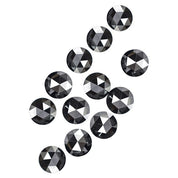 2.60 MM To 3.00 MM Rose Cut Diamond Black Diamonds Lot