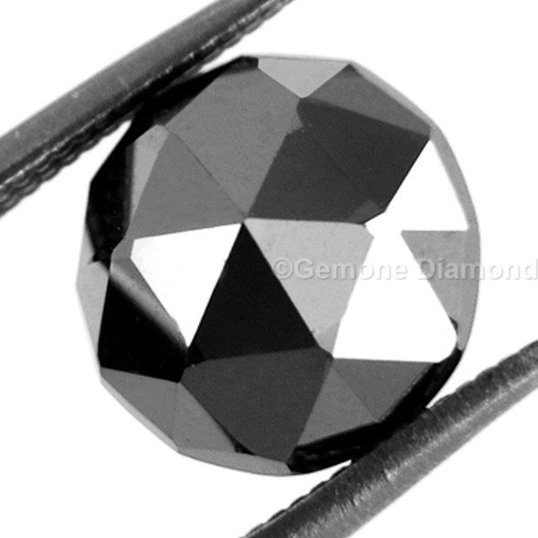 0.5 to 3 Ct Rose Cut Loose Black Diamond